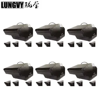 

Free shipping 6pcs/lot 3000W Haze Fog Machine DMX 512 Control LCD Display Blue Color Screen Low Lying Mist