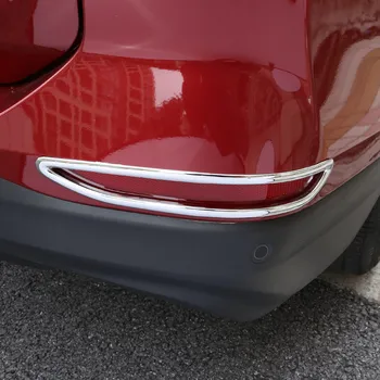 

WELKINRY car auto cover for Chevrolet Equinox Holden Equinox 2017 2018 ABS plastic chrome plated rear tail fog lamp light trim
