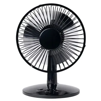 

4W USB Shaking Head Rotation Fan Quiet Household Appliances Office Desktop Fan 2 Speed Metal Design Quiet Operation