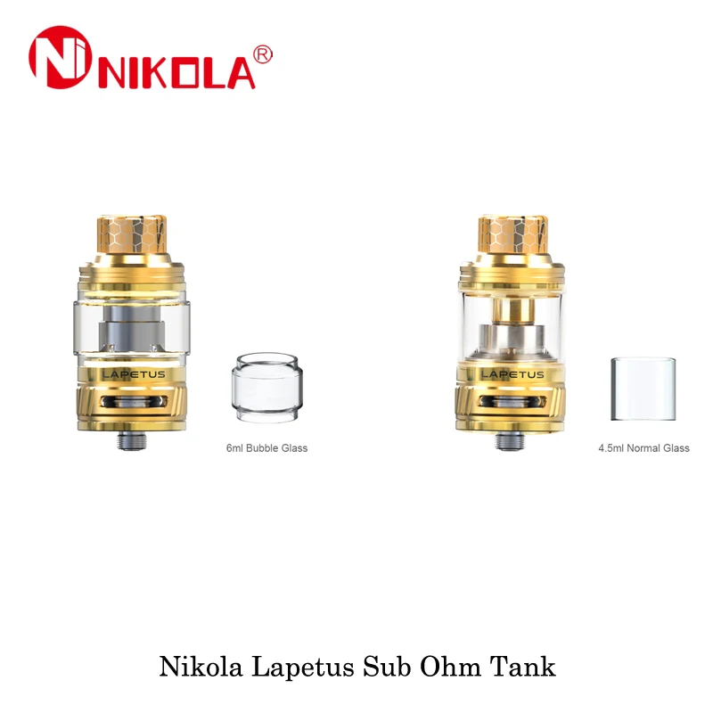 (5 шт./лот) электронные сигареты Nikola Lapetus бак 25 мм 4 5 мл/6 мл емкость 0.18ohm сетка