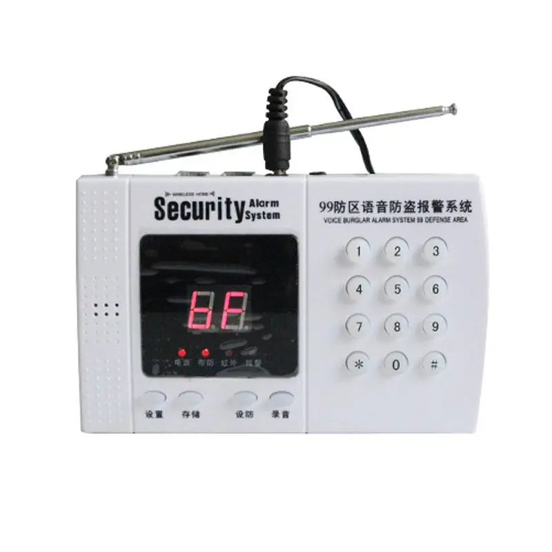 Neue Us-stecker Auto Alarm Drahtlose 433 MHz Hause Alarmanlage Intelligente Intelligente Sprachalarmierung System Fernbedienung Alarmanlage