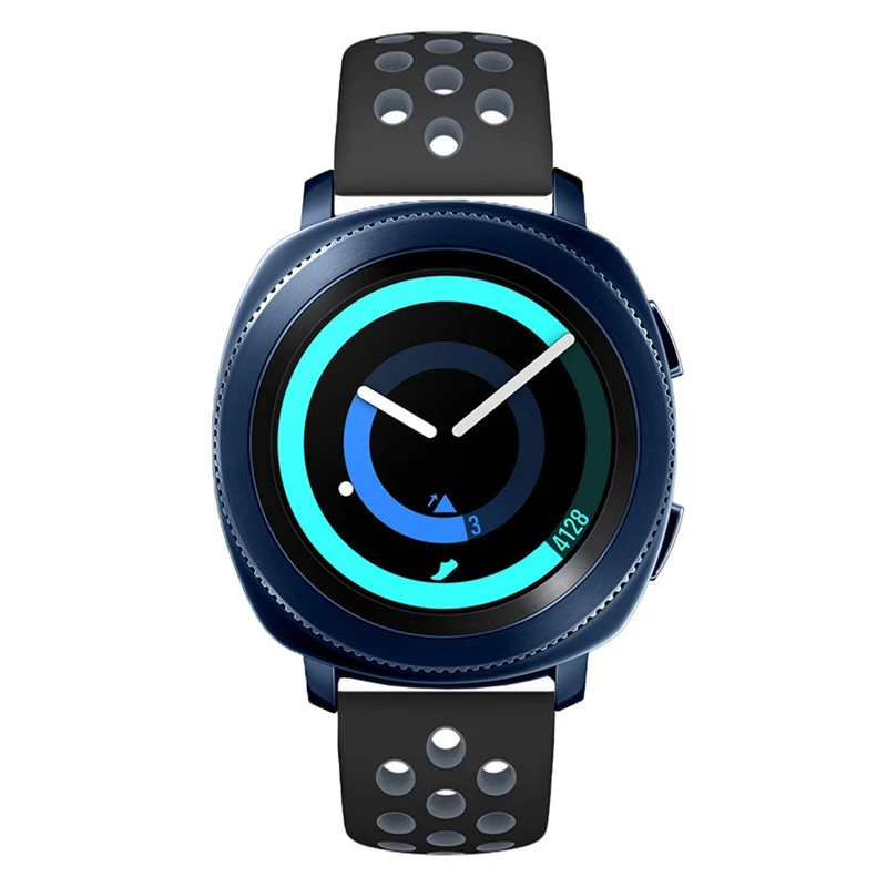 Силиконовый ремешок для часов samsung Galaxy Watch gear S3 S2 классический спортивный Xiaomi Amazfit bit Quick Release 20 мм 22 мм ремешок для часов