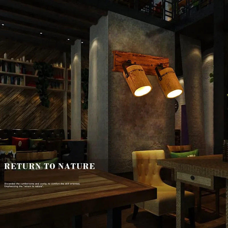 American Loft Sconce Wall Light Industrial Vintage LED Wall Lamp Wood Bamboo Can Adjusted Antique Lamps Home Decor Lighting American Loft Sconce Wall Light Industrial Vintage LED Wall Lamp Wood Bamboo Can Adjusted Antique Lamps Home Decor Lighting
