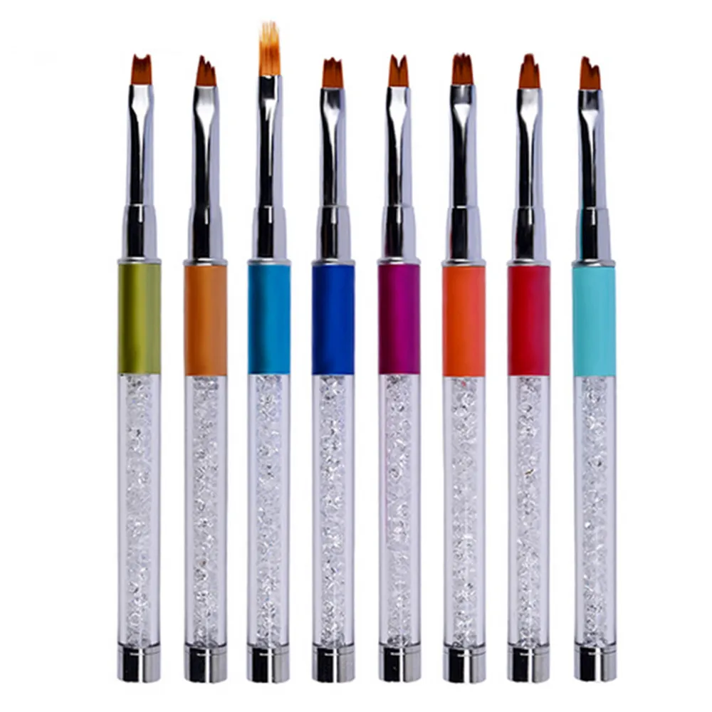 

MAKARTT Frenchtip Nail Art Brush 3d Carving Drawing Flower Pen Brushes Gradient UV Gel Painting Makeup Brushes G0269