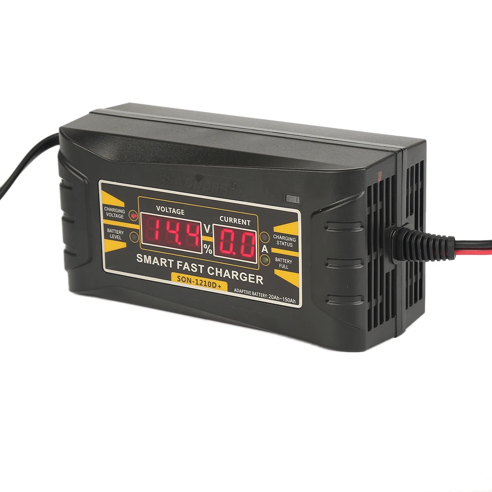 12V 10A автомобиля Батарея Зарядное устройство PRO 110V 240V светодиодный интеллигентая