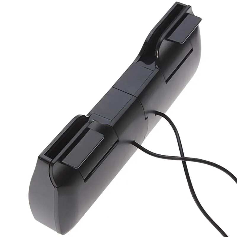 Portable USB Clip-on Soundbar Speaker Volume Control Fits for Laptop Netbook LCD