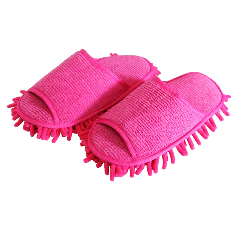 Microfibre Mop Slipper House Floor Foot Shoes Lazy Polishing Cleaning