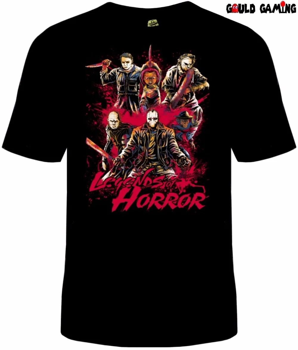 Killers T-Shirt Unisex Horror Scary Sizes Freddy Texas Hell Chucky Halloween New 2019 Hot Sales Summer Tops Tees T Shirt |