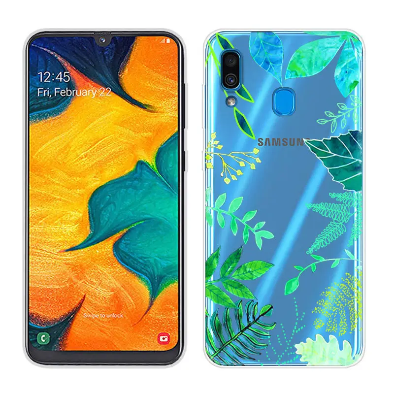 Soft TPU Case for Samsung Galaxy A40 A30 Clear Silicone Back Phone Case for Samsung A50 A10 Cover for A60 A70 SAM-A505F Fundas (22)