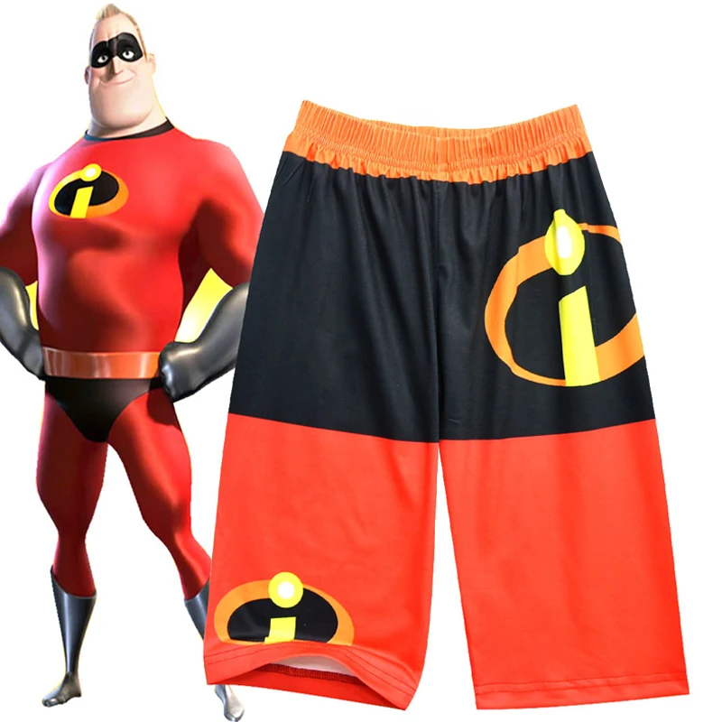 

2018 New Baby Boys Superman pants Kids 3D Cartoon Short Children trousers Nova girls The Incredibles 2 costumes