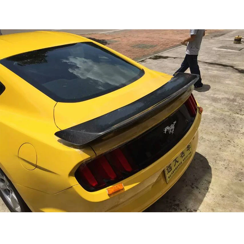 Для Ford Mustang Coupe углерода Волокно задний багажник загрузки спойлер Wing