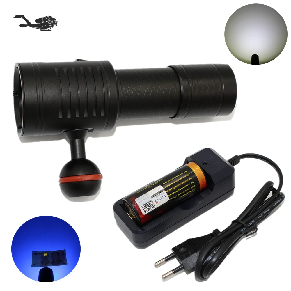 Buy Underwater Diving Flashlight Photography Video