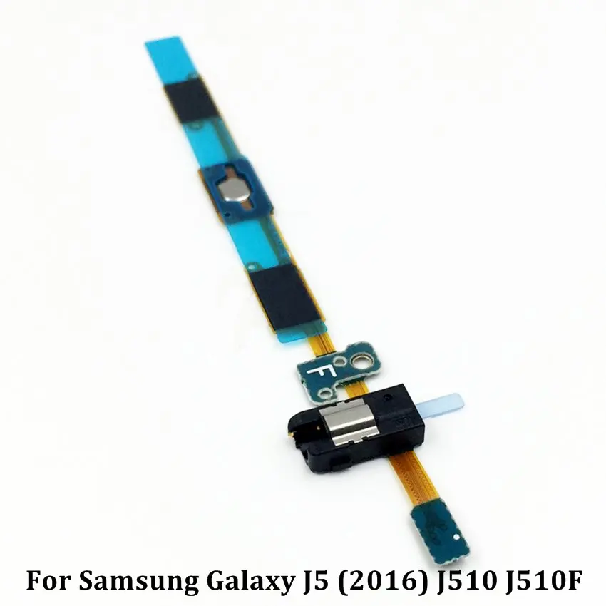 

For Samsung Galaxy J5 (2016) J510 J510F Home Button Earphone Jack Flex Cable Replacement Parts