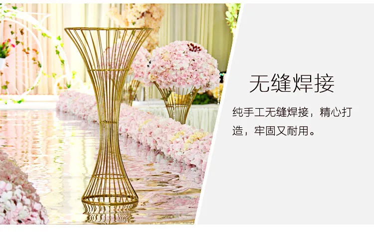 Ажурная ваза свадебное украшение свадебный цветок расположение для домашнего свадебного украшения Макет тротуар украшение дорога