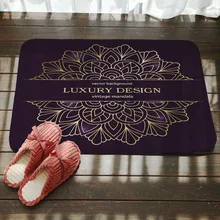 Мандала печать коврик дверь в ванную коврики Гостиная Спальня дверь Нескользящие пылезащитные Коврики