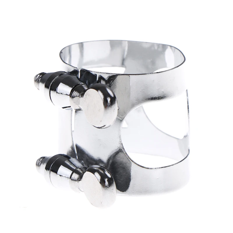 New Alto Saxophone Mouthpiece Ligature Professional Alto Saxophone Sax Mouthpiece Ligature Metal Clip Fastener