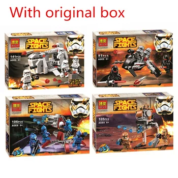 

Star wars series 10365 10366 10367 10368 with original box building block toys for children My Style Compatibility Star wars