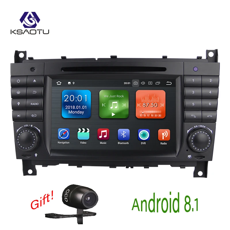 Clearance KSAOTU 7" DAB+ 4G Android 8.1 Car DVD Player SD GPS for Benz C-class W203(2004-2008) 0 Clearance KSAOTU 7" DAB+ 4G Android 8.1 Car DVD Player SD GPS for Benz C-class W203(2004-2008) 0