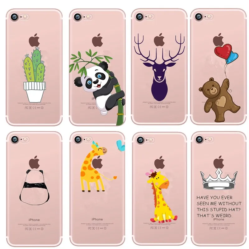 Чехол для Apple iPhone 6 S 7 8 Plus X прозрачный чехол Pandas ривердейл Мягкий силиконовый из