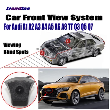 

Car Front View Camera For Audi A1 A2 A3 A4 A5 A6 A8 TT Q3 Q5 Q7 2010-2020 Front Camera Screen Monitor / Cigarette Lighter Switch
