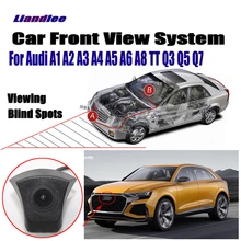 Liandlee Car Front View Camera For Audi A1 A2 A3 A4 A5 A6 A8 TT Q3 Q5 Q7 / 4.3