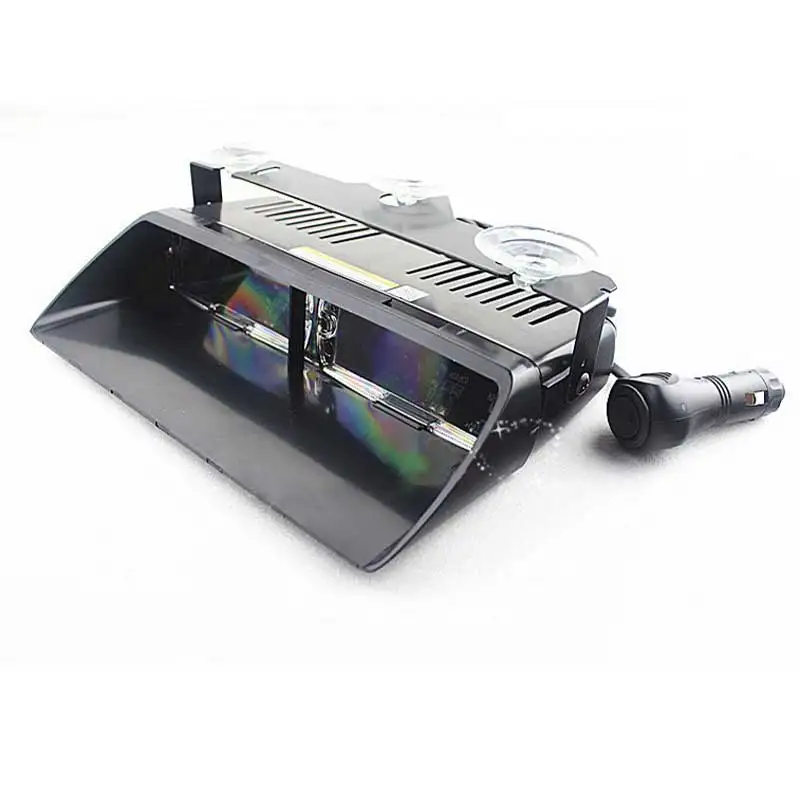 

96W Super Bright Car S2 16pcs LED Signal S2 Auto Strobe Flash Emergency Lights White