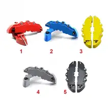 SABIO de VIAJE 4 unids Universal Car Auto Freno de Disco Cubiertas del Calibrador Delantero Y Trasero RD 24 cm tamaño M