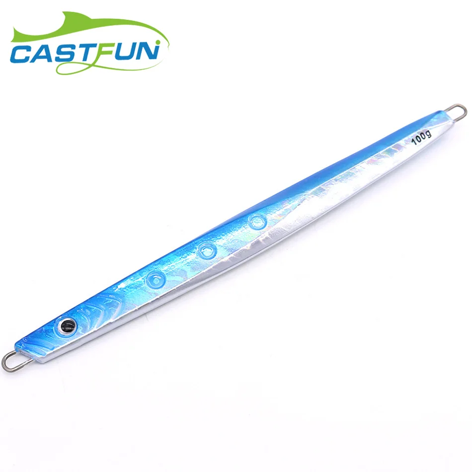 CASTFUN скоростная джиг приманка 100 г 150 200 300 1 шт. Вертикальная металлическая морская