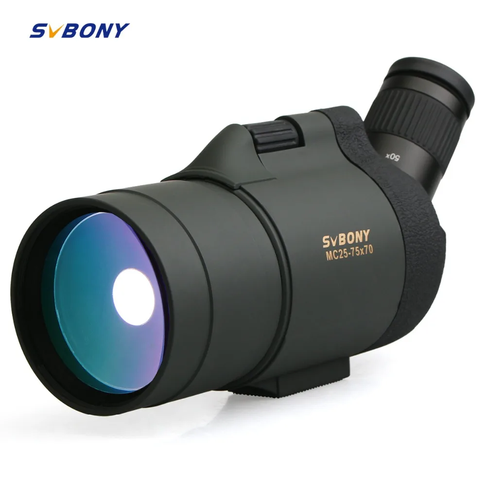 SVBONY 25 75x70 MAK Spotting Scope Telescope SV41 Refraction Zoom ...