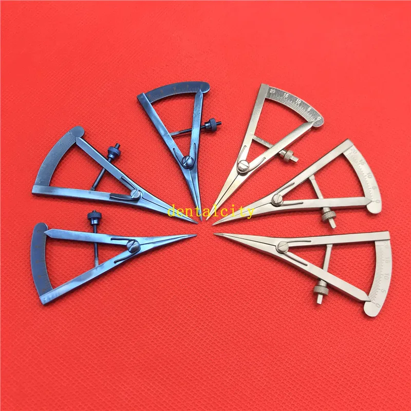 

Screw adjustment styles Caliper Stainless Steel/ Titanium Alloy Eyelid Caliper 20mm Straight Ophthalmic Eye Instrument Tool