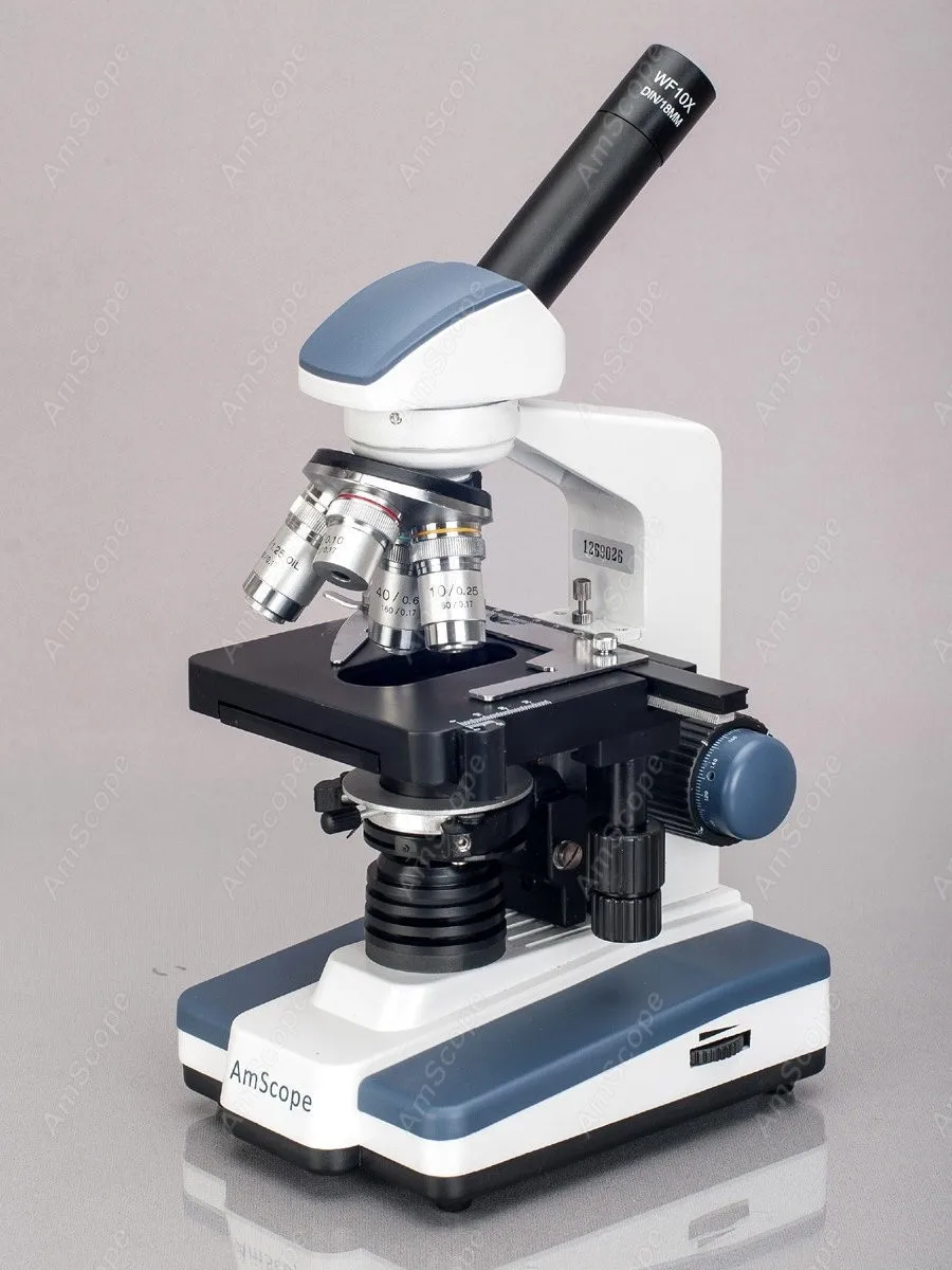 LED Digital Monocular Compound Microscope AmScope Supplies