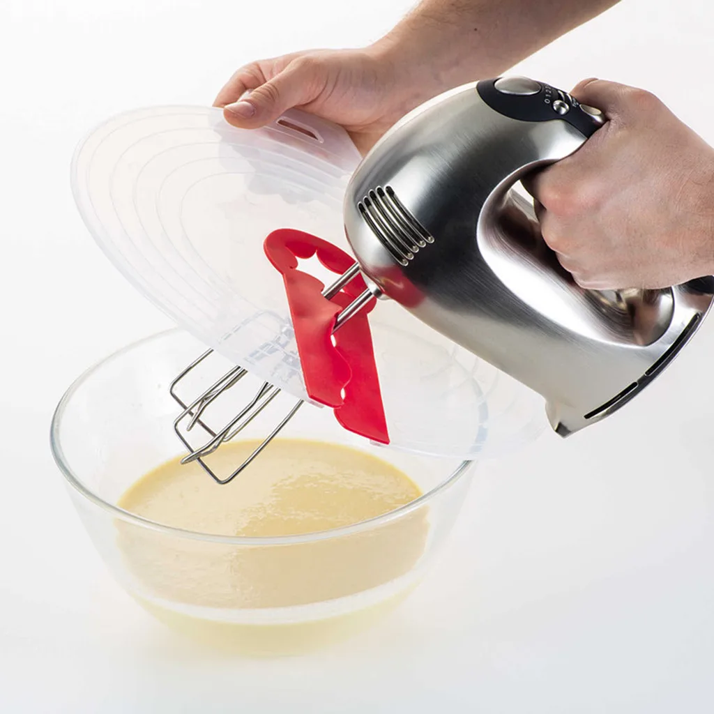 

Kitchen Egg Stirring Splash Cover Baking Splash-proof Cover Transparent Round Stir Splashproof Egg Beater Beat Cream Splash Tool