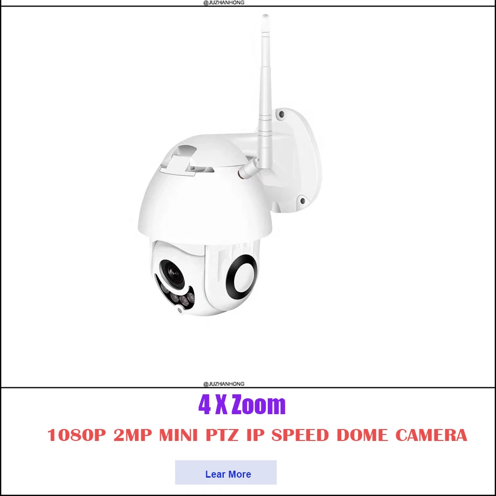 1080P 4xzoom ИК IP ptz wi-fi Скорость купол Камера Ночное видение WI-FI 2MP IP камера домашний уличный приложение