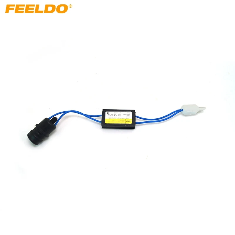 

FEELDO 2Pcs DC12V T10/W5W/194 LED Light Warning Canceller Decoder Load Resistor NO-OBD Error NO Hyper Flash #AM2273