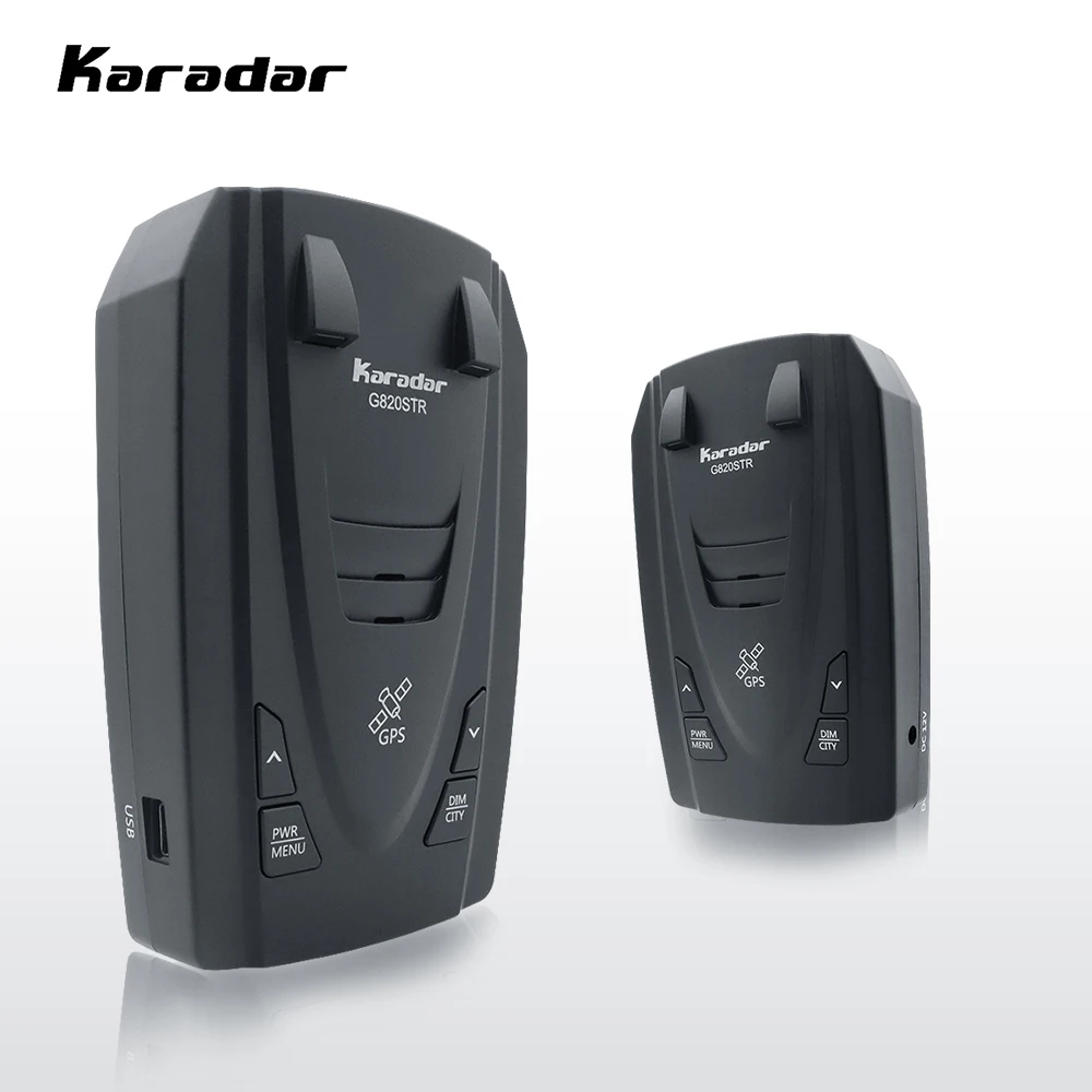 Karadar STR G820 Radar Detectors Led 2 in 1 Radar Detector for Russia with GPS Car Anti Radars Police Speed Auto X CT K La