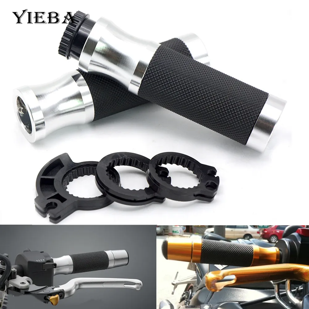 For YAMAHA XJ6 N XJ6 DIVERSION XSR 700 ABS XSR 900 ABS 7/ 8 "22mm Motorcycle Grips Handle CNC&Rubber Universal Gel