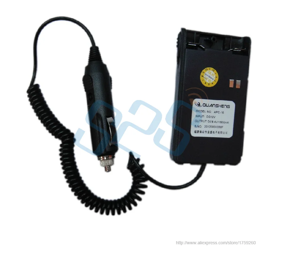 2pcs Battery Eliminator for QuanSheng TG K4AT(UV) Two Way Radio