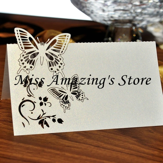 50x Butterfly Wedding Birthday Meeting Dinner Table Place Setting ... 50x Butterfly Wedding Birthday Meeting Dinner Table Place Setting ...
