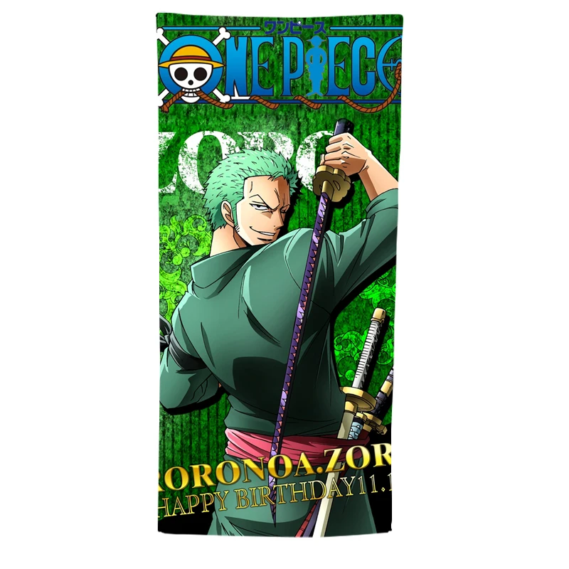 Anime Manga One Piece  Bath Towel  Beach Towel 001