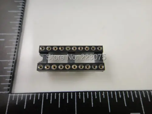 

20 Pin 2.54mm DIP SIP Round IC Sockets Adaptor Solder Type 20 pcs/lot free shipping