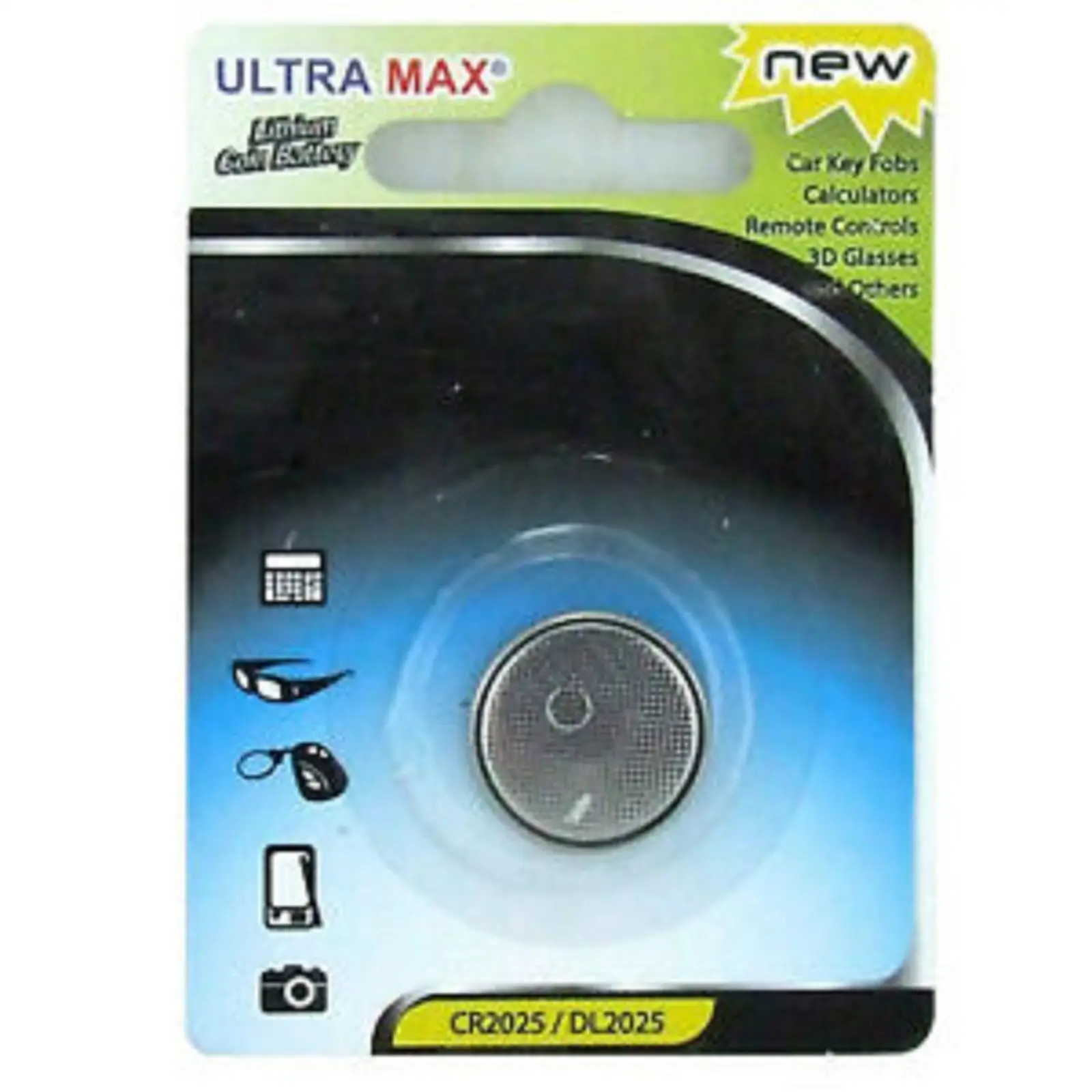 Пила de boton Ultramax акумуляторная батарея оригинал, с зарядным устройством, CR2025 3 V RU в блистерной упаковке 1X революционное