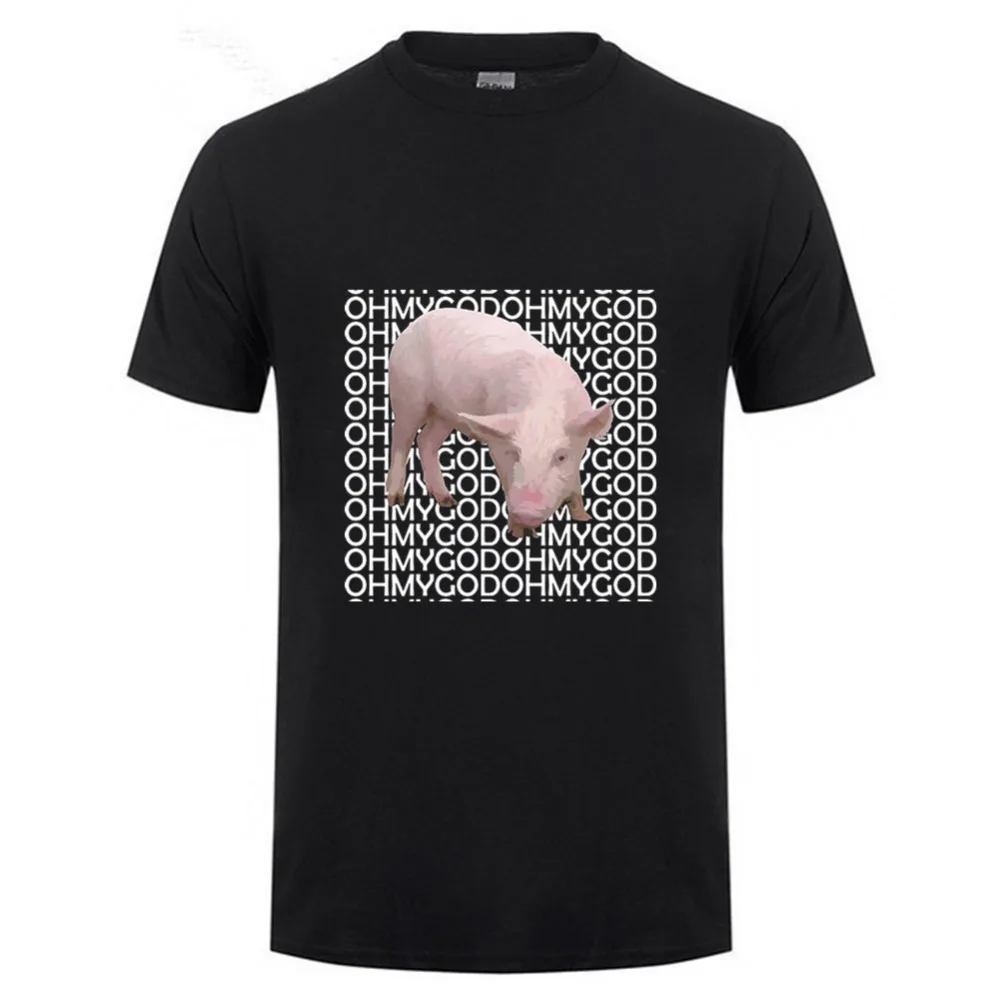 Shane Dawson Oh My God Pig T Shirt 2018 Short Sleeve O Neck 100 Cotton