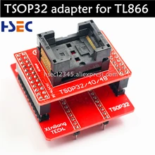 TSOP32 Базовый адаптер+ TSOP32 TSOP40 TSOP48 разъем для minipro TL866CS TL866A Xgecu TL866ii плюс tl866 USB Универсальный программатор