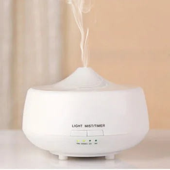 

250ml White Ultrasonic Aroma Humidifier with Color Changing LED Light Essential Oil Aromatherapy Diffuser for Home Mist Maker