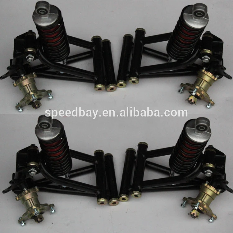 

ATV GO KART KARTING DIY Motorcycle Front Transmission Steering Suspension Structure Support Swing Arms With Shock Absorbers