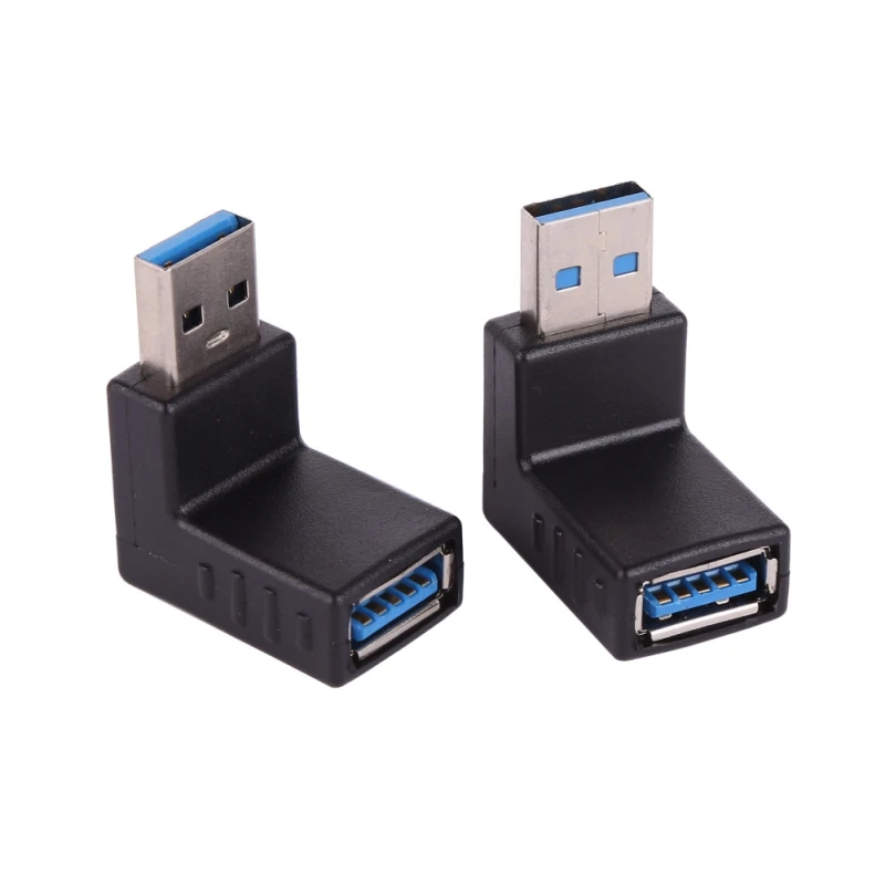 

USB 3.0 AM to AF L Shape Converter Adapter USB 3.0 Male to Female 90 Degree Angle Plug Extension Connector