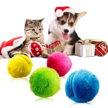 2019 hottest Practical Magic Roller Ball Toy Nontoxic Safe Automatic Roller Ball Magic Ball Dog Cat Pet Interactive Toy 4 Colors