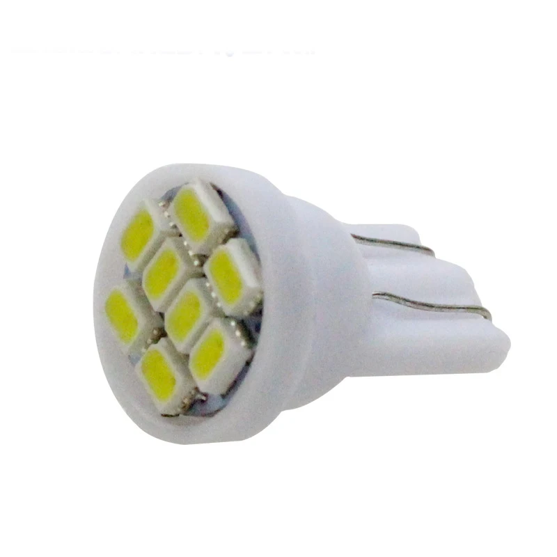 

12V Vehicle LED lamp T10 3528 8 SMD wide plate light T10 1210 1W COB Light Dimmable Chandelier Light Replace Halogen