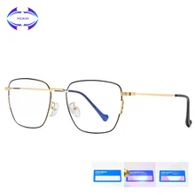 VCKA, синий светильник, очки унисекс, компьютерная блокировка, металлический, для женщин и мужчин, ультра-светильник, ретро, оптические очки, Kacamata, анти-радиус