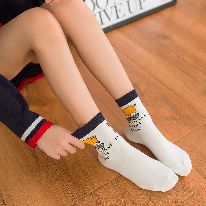 Simpson Women Socks Newly Hot Spring Summer Women Cartoon Funny Cotton Socks Simpsons Family Novelty Cute Socks Animals Funny Simpson Women Socks Newly Hot Spring Summer Women Cartoon Funny Cotton Socks Simpsons Family Novelty Cute Socks Animals Funny
